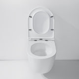 Imex Wall Hung Toilet Imex Luna Rimless UltraVortex Wall Hung Toilet with Soft Close Seat