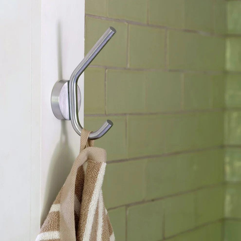 Smedbo Robe Hook Brushed Chrome Smedbo Home Robe Hook