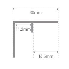 Multipanel Wall Panel Multipanel 90° Invisible Corner - Type 101 - Wall Panel Trim