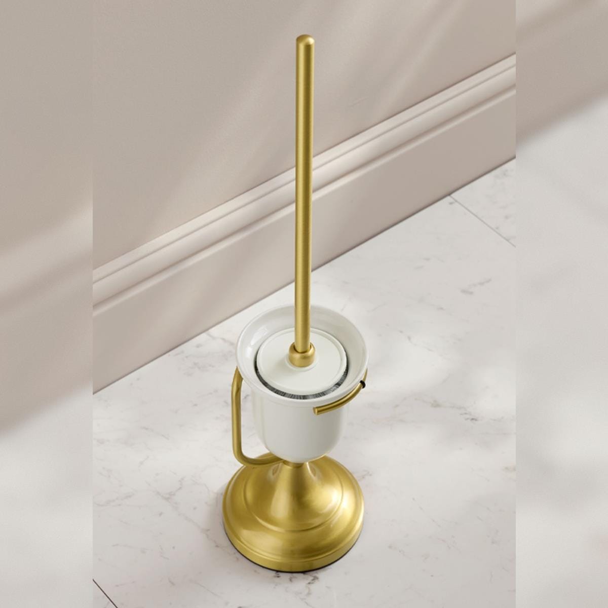 Miller Toilet Brush Miller Signature Freestanding Traditional Toilet Brush and Holder