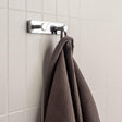 Roca Robe Hook Chrome Roca Sonata Double Robe Hook
