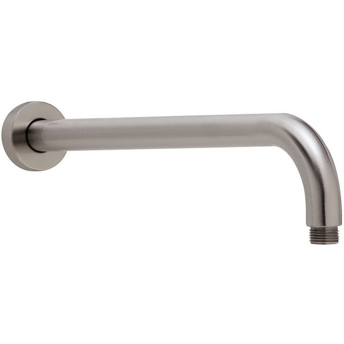 TED Fixed Shower Arm Brushed Nickel TED Universal 350mm Shower Wall Arm