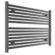 Tissino Ladder Rail Tissino Hugo2 Towel Radiator - 600 x 800mm - Anthracite - Central Heating