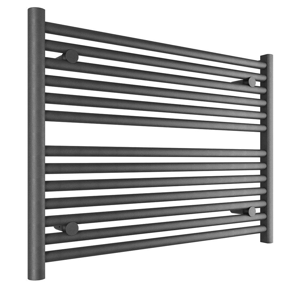 Tissino Ladder Rail Tissino Hugo2 Towel Radiator - 600 x 800mm - Anthracite - Central Heating