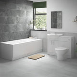 Aquarius Complete Bathroom Suite Aquarius Urbano Complete Vanity Bath Suite (with 1700mm Single Ended Bath and Back to Wall Toilet)