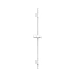 Roca Shower Riser Rail Matt White Roca Sensum 700mm Shower Slide Rail with Adjustable Handset Bracket