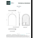 hib. Illuminated Mirror hib. Alba Arch LED Illuminated Mirror