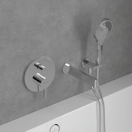 Villeroy & Boch Concealed Shower Valve Villeroy & Boch Dawn Concealed 2-Outlet Single Lever Trim Set