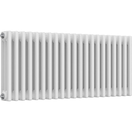 Aquarius Bathrooms Column Radiator 400mm x 965mm Aquarius Foundry Horizontal 3 Column Radiator in White