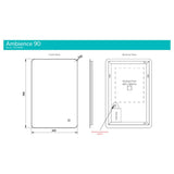 hib. Illuminated Mirror hib. Ambience LED Illuminated Mirror