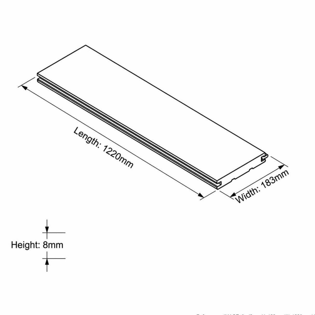 Aquarius Bathrooms Click Flooring Aquarius Noto SPC Click Vinyl Wood Flooring | Waterproof Rigid Core | Built-In Underlay