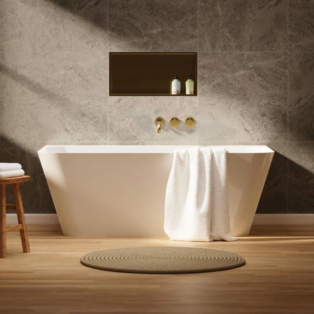 Crosswater Back To Wall Freestanding Bath 1690 x 800mm Crosswater Artist Freestanding Double Ended Back to Wall Bath