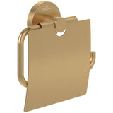 Villeroy & Boch Toilet Roll Holder Villeroy & Boch Elements Tender Toilet Roll Holder with Cover in Brushed Gold