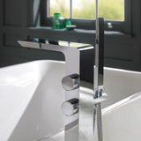 Vado Freestanding Bath Filler Vado Omika Floor Standing Bath Shower Mixer Tap with Shower Kit
