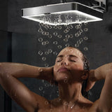 TED Exposed Shower Set TED Togo Oval BubbleSpa® Complete 2 Outlet Digital Shower Kit with Wireless Button