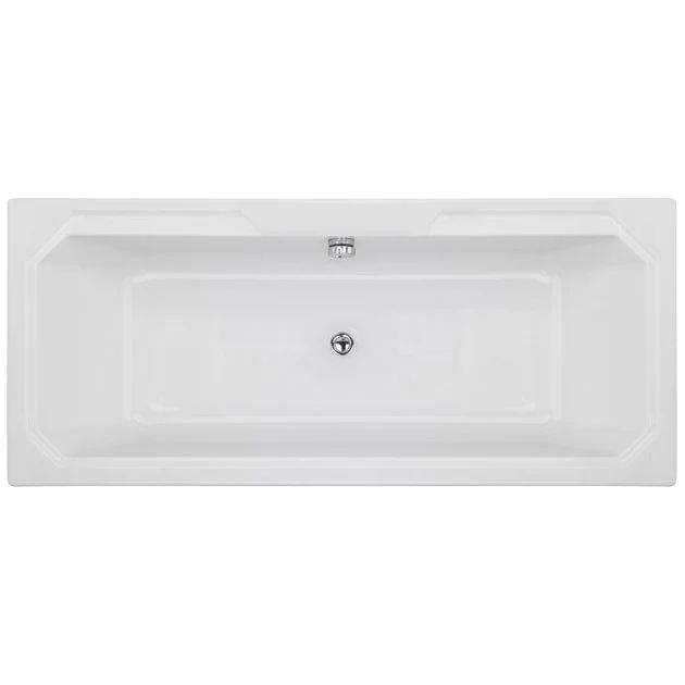 Aquarius Bathrooms Double Ended Bath Aquarius Clarice Traditional Art Deco Double Ended Bath - 1800 x 800mm