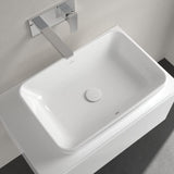 Villeroy & Boch Countertop Basin Villeroy & Boch Architectura Rectangular 600mm Countertop Basin (with Overflow) in Alpin White