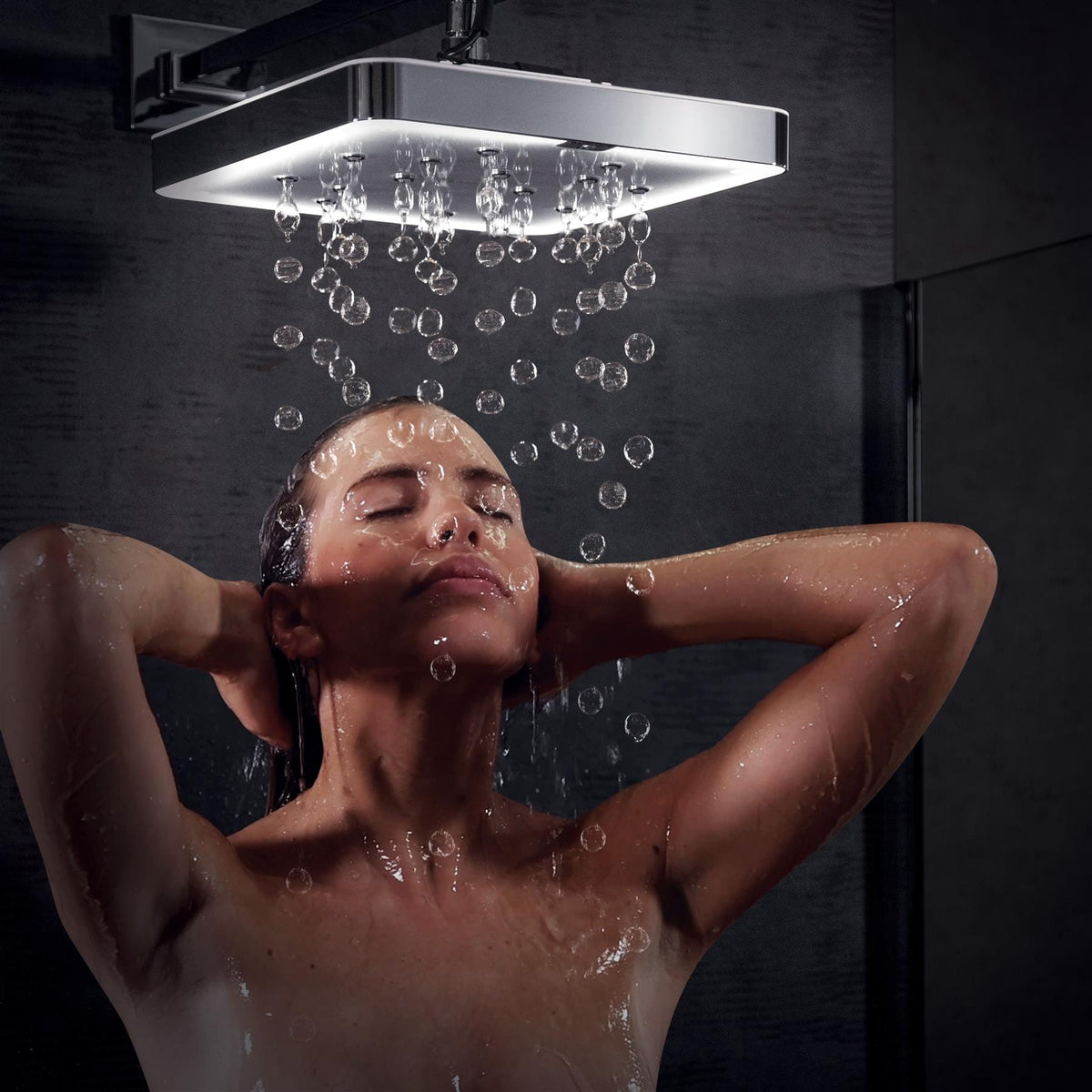 TED Exposed Shower Set TED Venn BubbleSpa® Complete 2 Outlet Shower Kit with Wireless Button