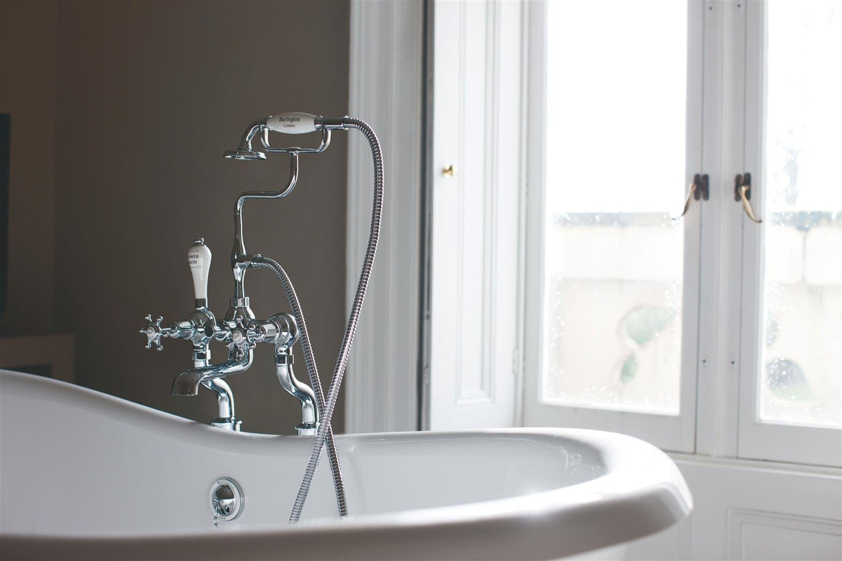 Burlington Roll Top and Slipper Freestanding Bath Burlington Admiral Oval Freestanding Bath in Gloss White