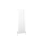 Eastbrook Panel Radiator Eastbrook Charlton Vertical Aluminium Designer Radiator in Matt White