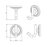 Miller Robe Hook Miller Oslo Robe Hook