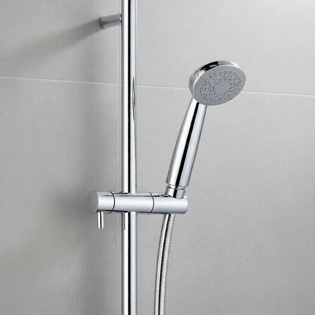 JTP Shower Riser Rail JTP Techno Riser Rail Set with Single Function Hand Shower and Hose