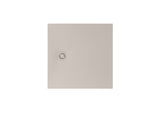 ROCA Square Shower Tray Beige / 900 x 900mm ROCA Terran-N Superslim Stonex® Square Shower Tray with Twist Colour Match Waste Cover