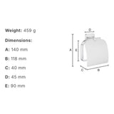 Smedbo Toilet Roll Holder Smedbo Ice Toilet Roll Holder with Cover in Chrome