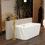 Imex Back to Wall Freestanding Baths Imex Ravine Back to Wall Freestanding Bath