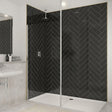 Merlyn Wetroom Accessory Chrome Merlyn Vertical Ceiling Post 3000mm for 8mm Wet Room Panels