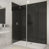 Merlyn Wetroom Accessory Chrome Merlyn Vertical Ceiling Post 3000mm for 8mm Wet Room Panels