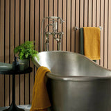 Vado Freestanding Bath Filler Bright Nickel Booth & Co. Axbridge Floor Standing Bath and Shower Mixer with Traditional Shower Handset