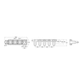 Roca Concealed Shower Set Roca T-Multi Switch Thermostatic Concealed Shower Valve with Rainshower Head, Pencil Handset  and Overflow Bath Filler