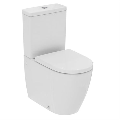 Ideal Standard Close Coupled Toilet Wrapover Ideal Standard i.life O Close Coupled Rimless Toilet with HydroTwist Flush and Soft Close Seat