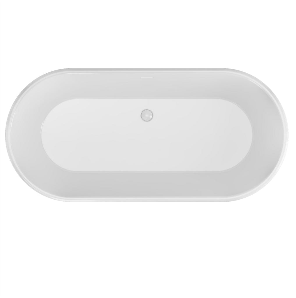 Eastbrook Modern Freestanding Bath Eastbrook Henley Freestanding Bath - 1650 x 780mm in Gloss White