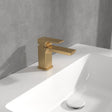 Villeroy & Boch Cloakroom Tap Brushed Gold / No Villeroy & Boch Subway 3.0 Mini Basin Mixer Tap