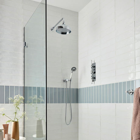 Vado Concealed Shower Valve Booth & Co. Axbridge 2 Outlet, 3 Handle Concealed Thermostatic Shower Valve