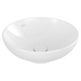 Villeroy & Boch Countertop Basin Villeroy & Boch Loop & Friends Round Countertop Basin in White Alpin