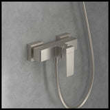 Villeroy & Boch Exposed Shower Valve Brushed Nickel Villeroy & Boch Architectura Exposed Thermostatic Square Shower Valve
