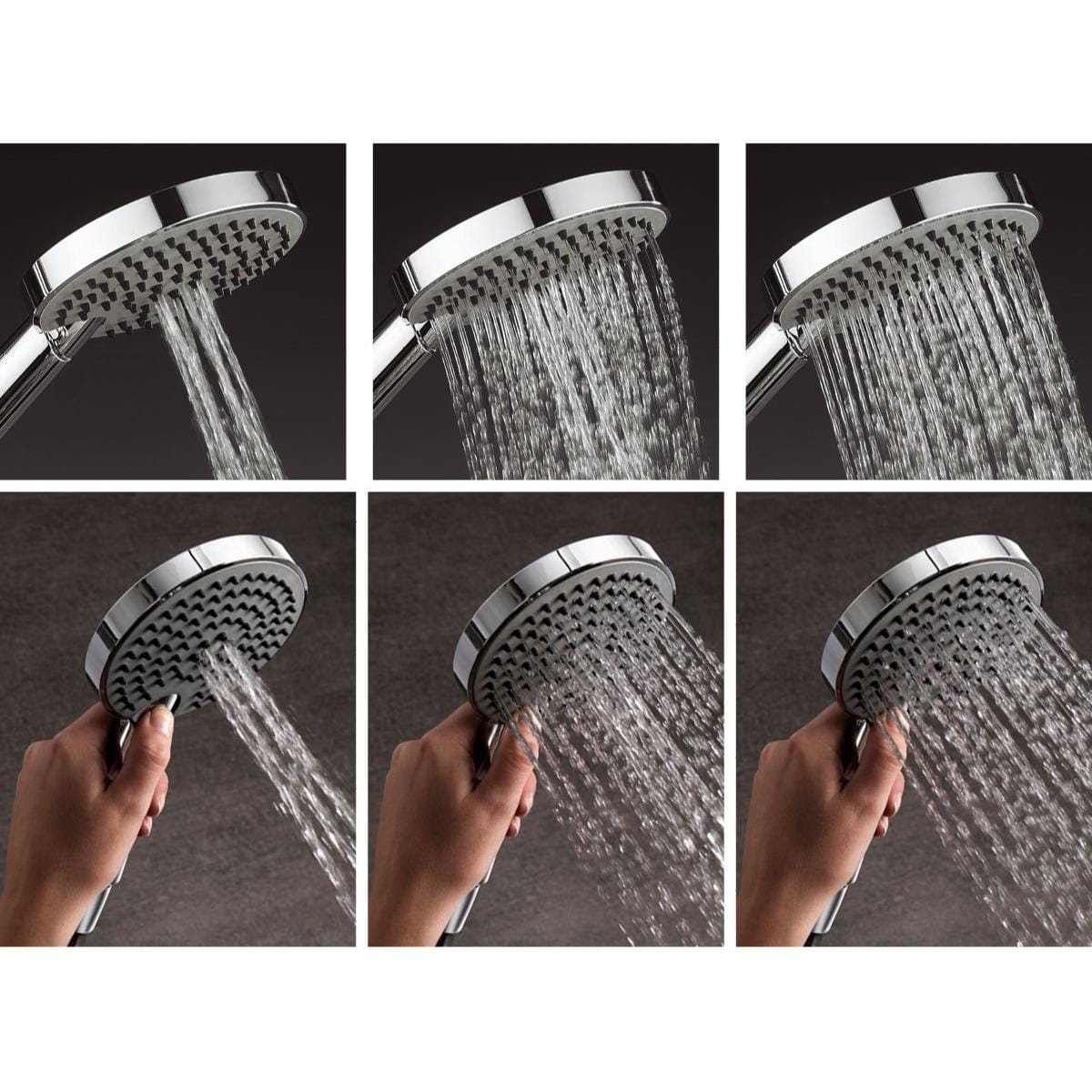 Crosswater Shower Riser Rail Crosswater Ethos Premium Shower Riser Rail Kit with Handset in Chrome