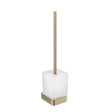 JTP Toilet Roll Holder Brushed Brass JTP HIX Toilet Brush and Holder