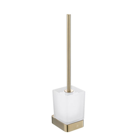 JTP Toilet Roll Holder Brushed Brass JTP HIX Toilet Brush and Holder