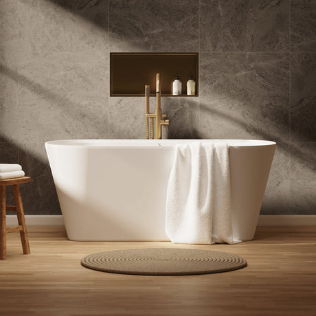 Crosswater Modern Freestanding Bath 1500 x 750mm Crosswater Carne Freestanding Bath