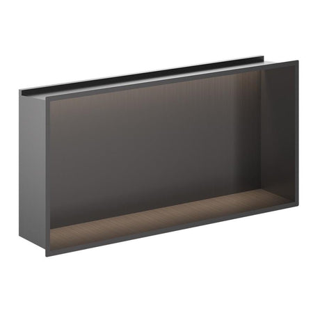 Crosswater Shower Niche Crosswater Rectangular Shower Niche with LED - 610 x 305 x 120mm