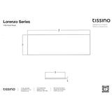 Tissino Bath Panel 1700 x 510mm / Standard Tissino Lorenzo Front Bath Panel