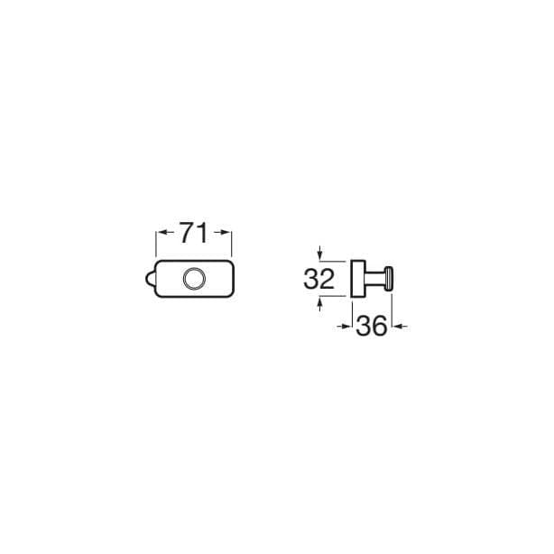 Roca Robe Hook Roca Sonata Robe Hook
