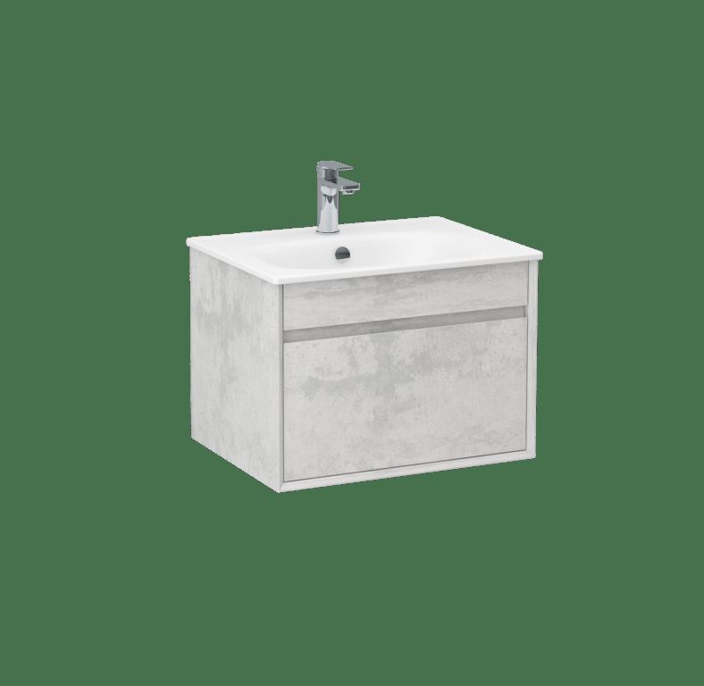 Imex Wall Mounted Vanity Unit Imex Alma Wall Mounted Single Drawer 500mm Vanity Unit with Basin