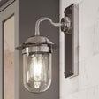 Burlington Bathroom Lighting Chrome - Clear Glass Burlington Guild Wall Light