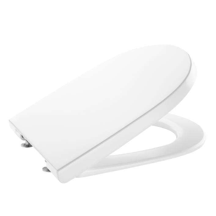 Roca Toilet Seats Roca The Gap Round Compact Soft Close, Quick Release Toilet Seat