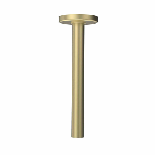 Roca Fixed Shower Arm Brushed Brass Roca Ceiling Mounted 200mm Shower Arm
